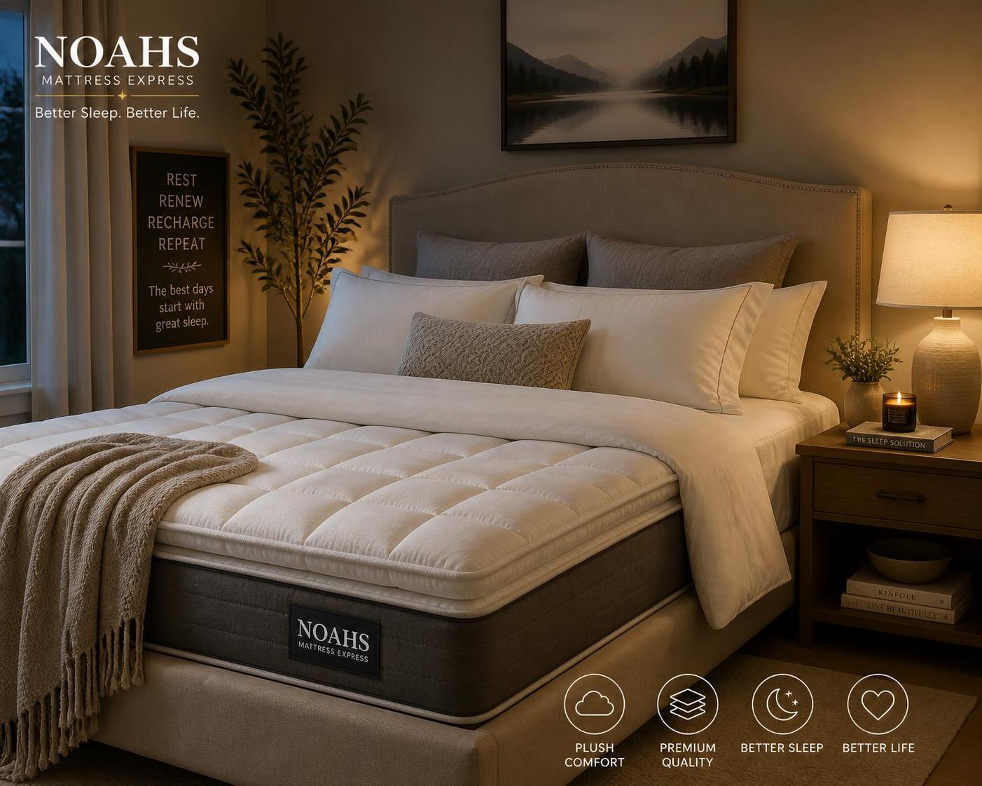 Creating the Ideal Sleep Environment with Mattress Accessories from Noahs Mattress Express