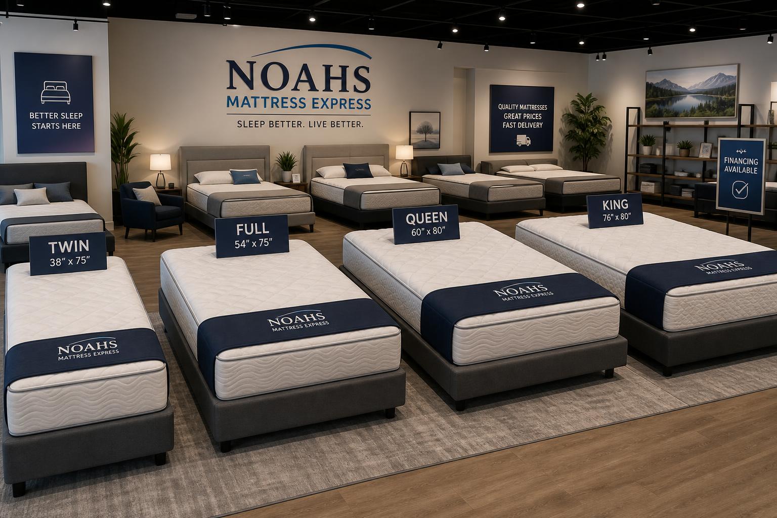 Everything You Need to Know About Mattress Sizes at Noahs Mattress Express