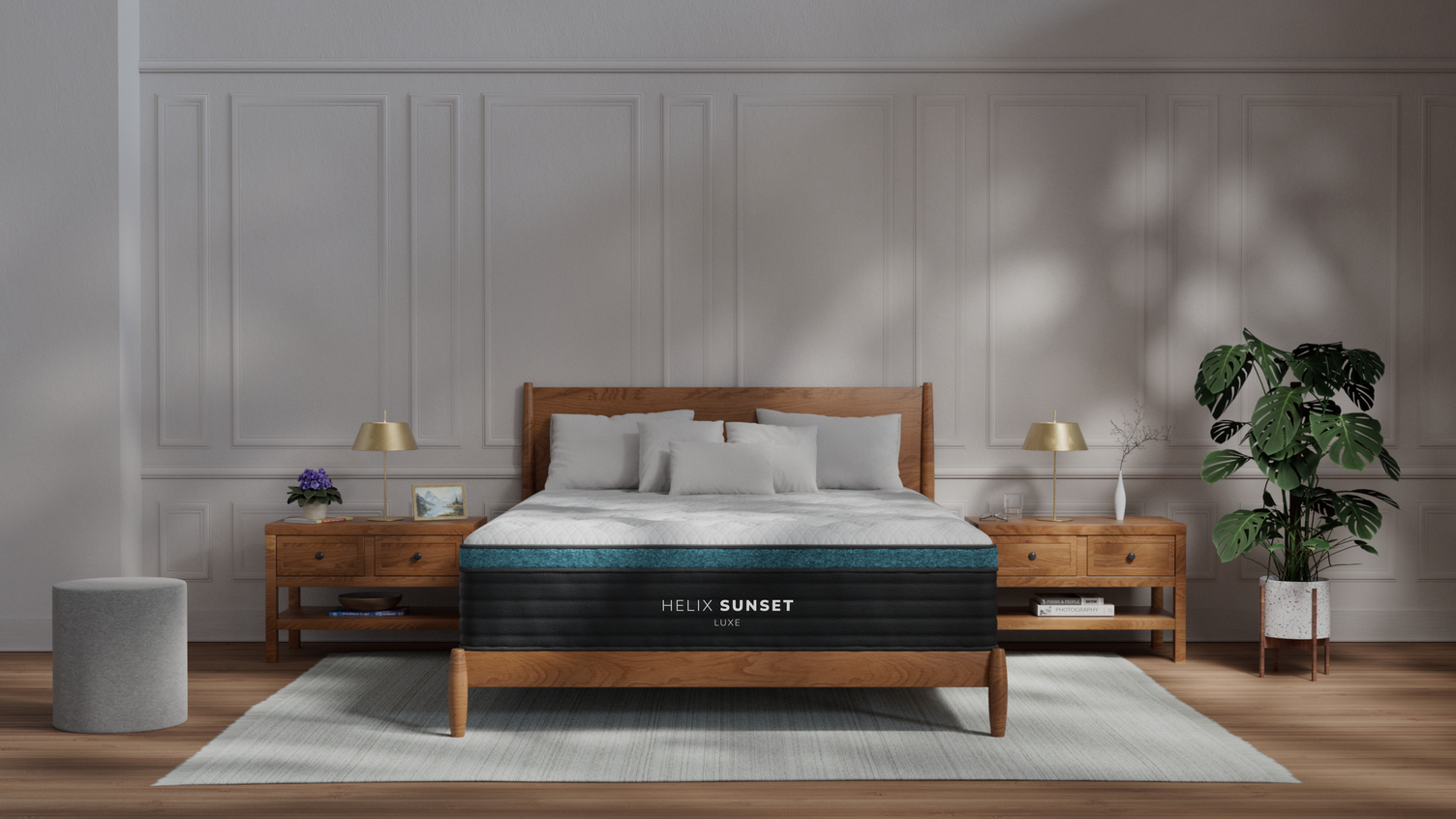 Helix mattresses on display at Noah's Mattress Express in Sanford Florida