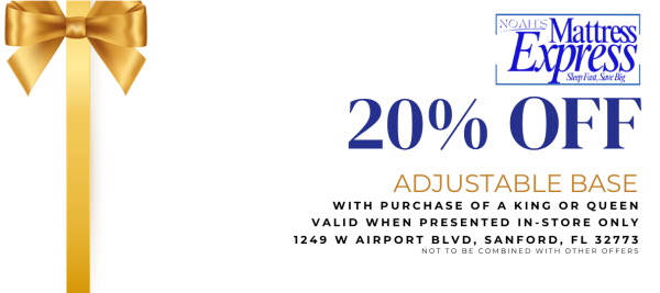 20% Off Adjustable Base Black Friday Mattress Coupon
